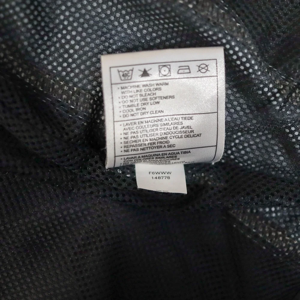 Vintage Nike 72 Track Jacket Mens Small‎ Black Full Zip Windbreaker Warm Up Y2K